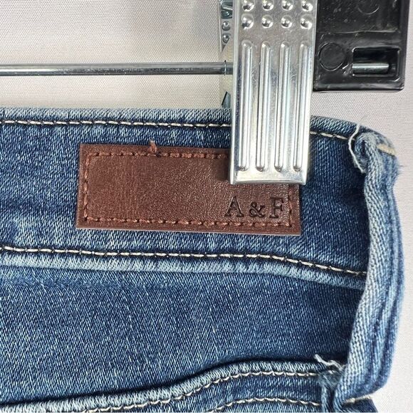 Abercrombie & Fitch Simore High Rise Blue Skinny Jeans 0689 - Picture 8 of 12